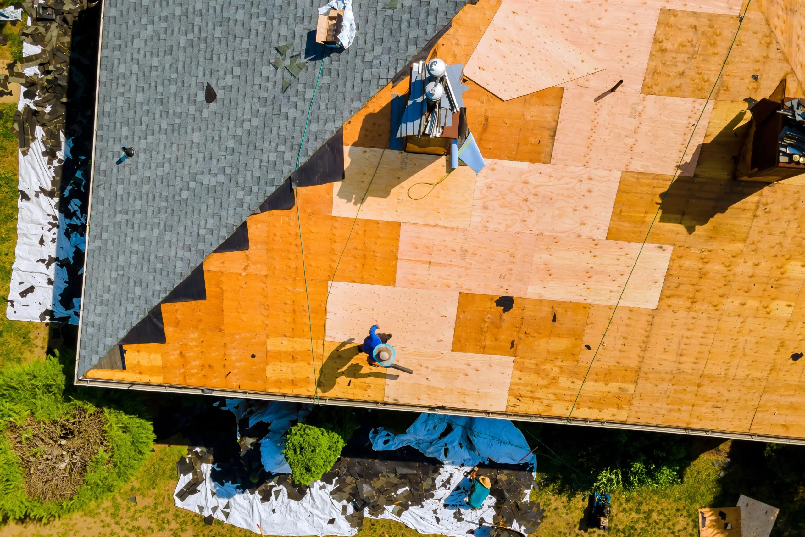 Asphalt shingle roof on a Calgary home showing durability against local climate